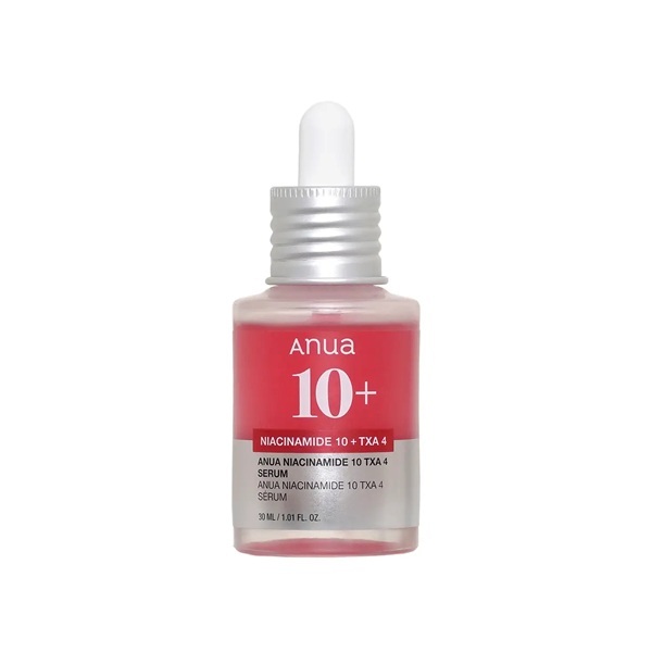 سرم نیاسینامید آنوا (Anua) قرمز رنگ، ضدلک و روشن کننده ساده TXA 4% - TXA 10%
