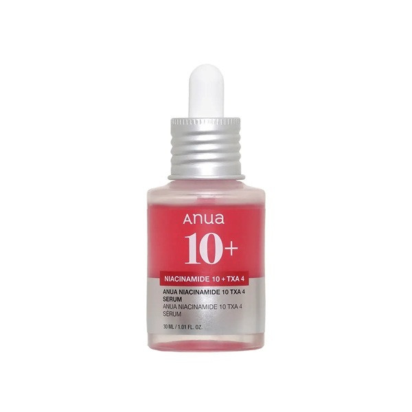 سرم نیاسینامید آنوا (Anua) قرمز رنگ، ضدلک و روشن کننده ساده TXA 4% - TXA 10%