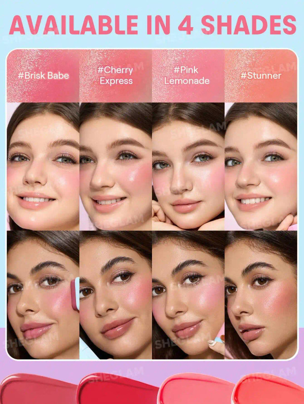 رژگونه مدل Glass Glow وزن 15 گرم شیگلم