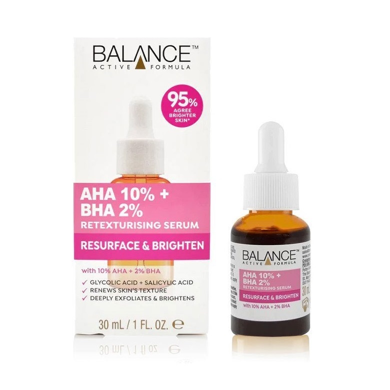 سرم پیلینگ و لایه‌بردار بالانس AHA 10% + BHA 2%