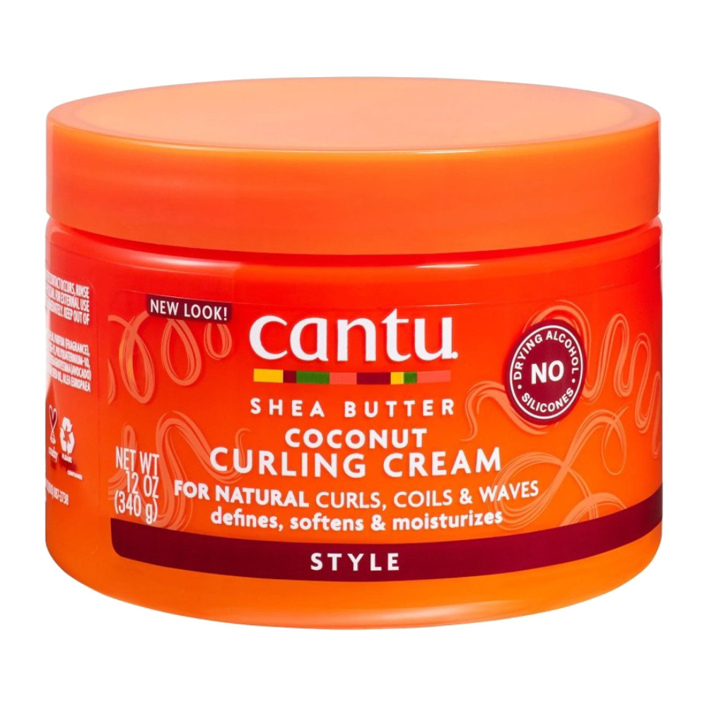 کرم مو استایل موی فر کنتو نارگیل Cantu Coconut Curling Cream