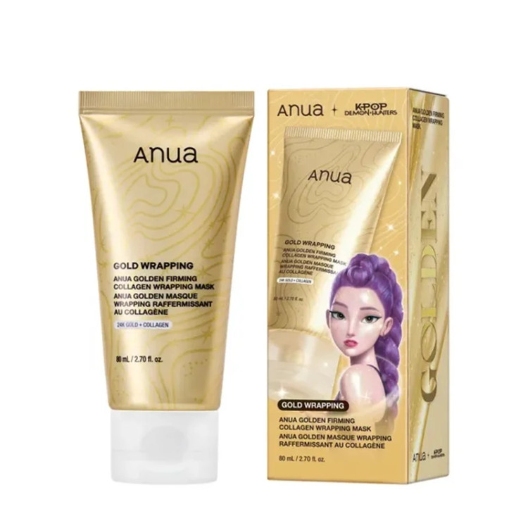 ماسک طلایی کلاژن سفتکننده آنوا | Anua Golden Firming Collagen Wrapping Mask