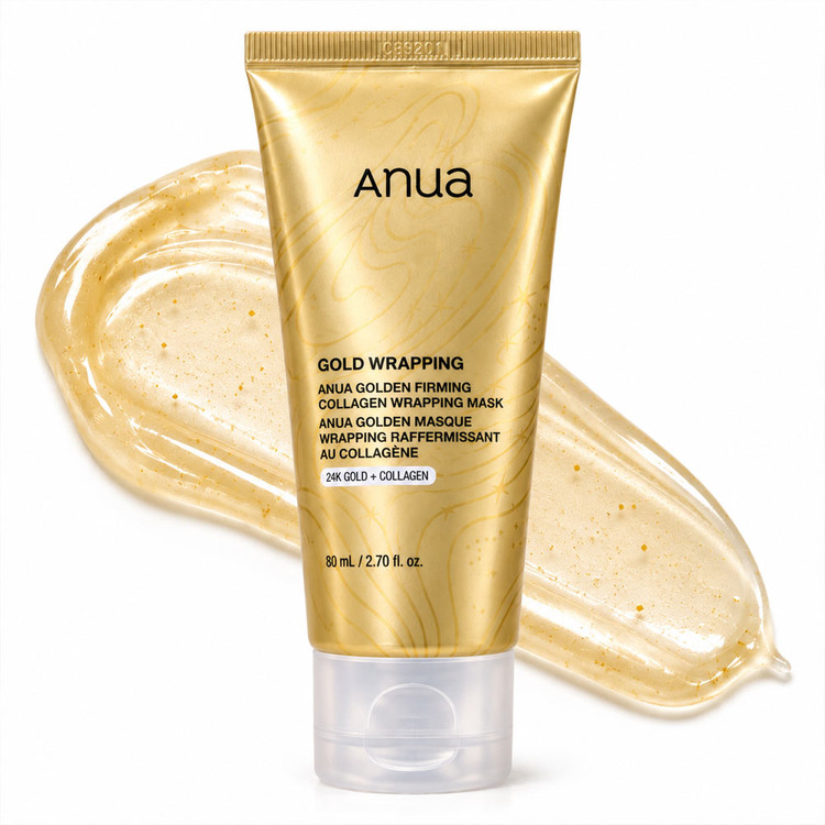 ماسک طلایی کلاژن سفتکننده آنوا | Anua Golden Firming Collagen Wrapping Mask